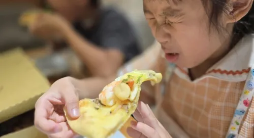 吃個披薩那麼多表情