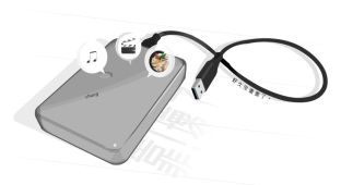 靠我的隨身硬碟壞了...