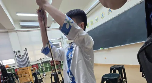 在別人放假的日子裡我們在國樂裡發光