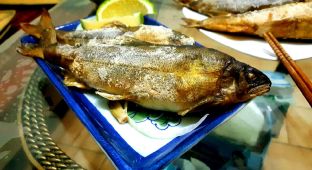 鹽烤香魚