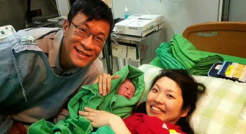 終於，我當爸了