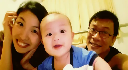 已經可以撐那麼高囉，撐住啊5U。