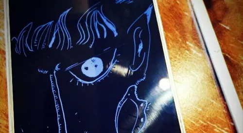 我也不知道我在畫什麼，只是發生了些莫名其妙的無謂事卻又讓我覺得憤怒。