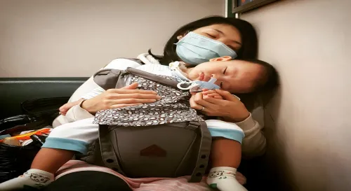 這2位看起來很累啊