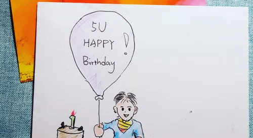 5U的第1張生日卡片