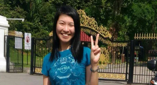 Hot sun at botanical garden