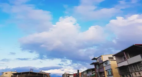 沒看見冰雹但雨過天晴