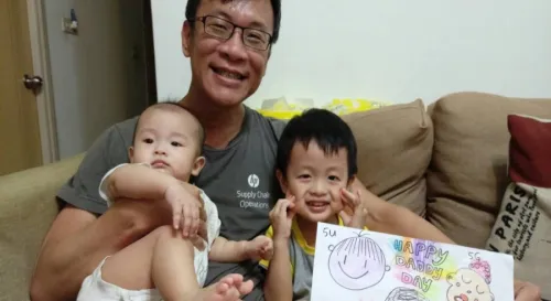 我是2個孩子的爸