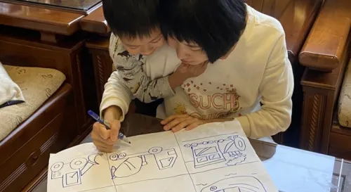 防疫在家畫畫，認識各種交通工具