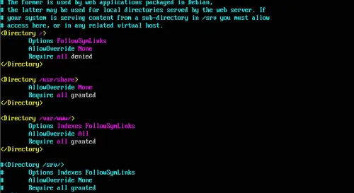 ubuntu 18.04  apache 目錄啟用並開啟.htaccess 覆寫