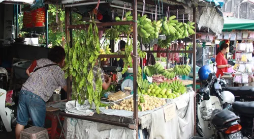 阿依淡巴剎的一個角落