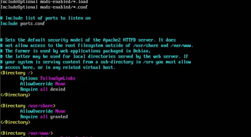 Ubuntu環境下apache 目錄啟動.htaccess 功能