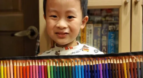 謝謝Carol姨送的彩色鉛筆
