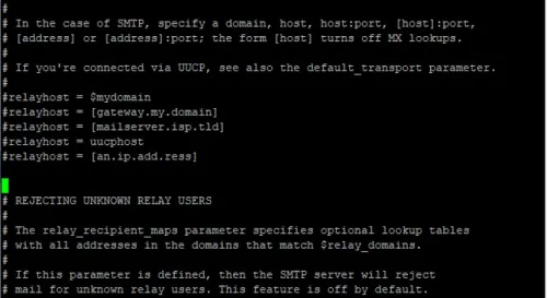 設定Postfix使用SMTP Server當作relay主機