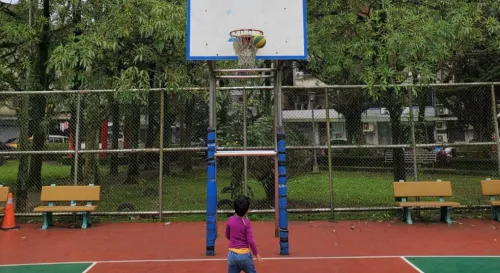 難得有太陽的天氣