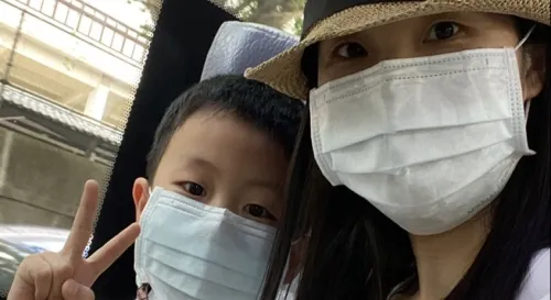 和兒子兩個人約會去